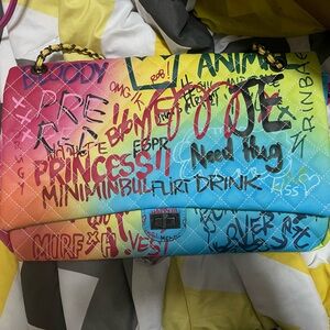 Graphic colorful bag